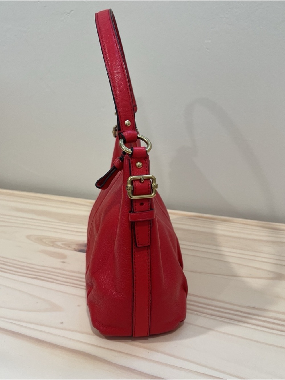 Coach bright red vintage purse - Picture 5 of 8